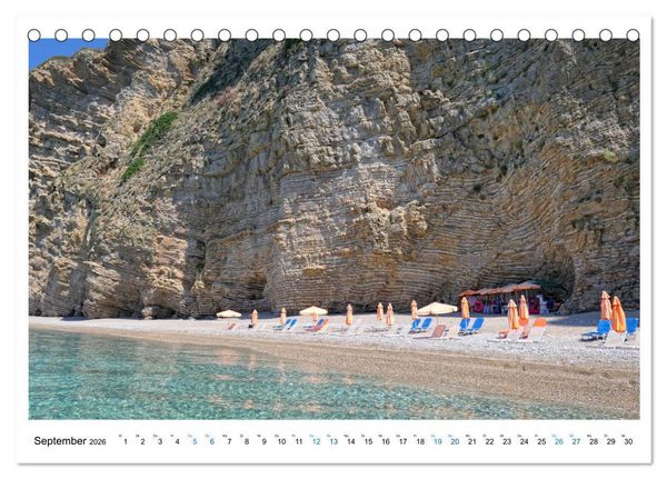 Produktbild: Korfu - Perle an der Adria. Natur, Kultur und Canal D'Amour (Tischkalender 2026 DIN A5 quer), CALVENDO Monatskalender