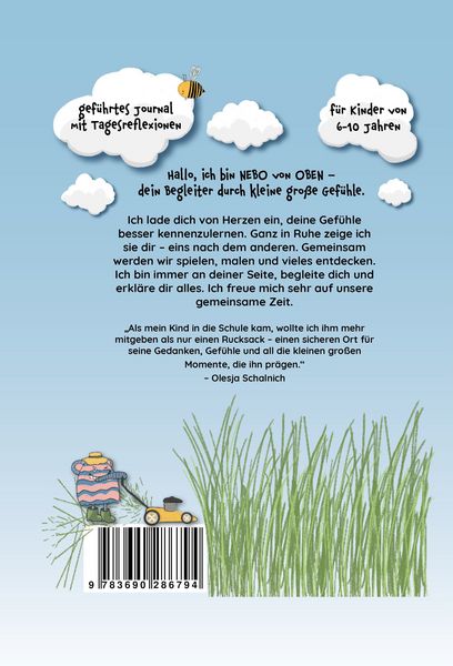Produktbild: Das Kinderjournal mit NEBO von OBEN