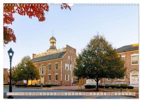 Produktbild: Delaware. Kleine Perle an der Ostk&uuml;ste der USA (Wandkalender 2026 DIN A3 quer), CALVENDO Monatskalender