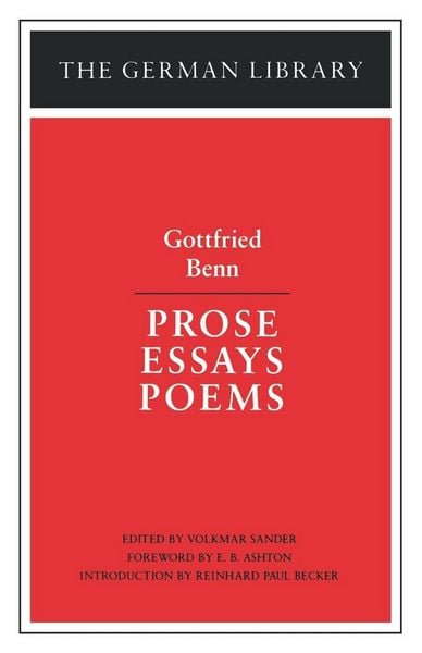 Produktbild: Prose Essays Poems