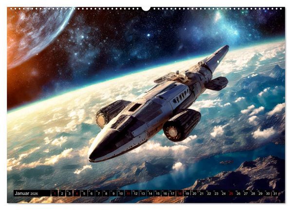 Produktbild: Mobilit&auml;t im All (Wandkalender 2026 DIN A2 quer), CALVENDO Monatskalender