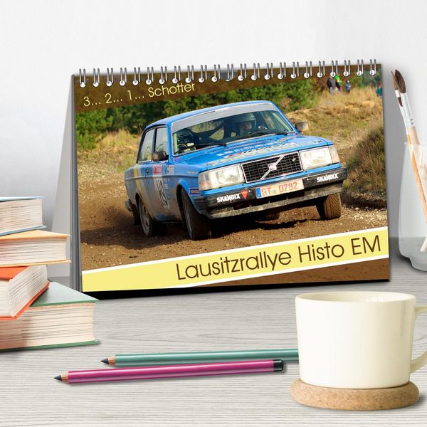 Produktbild: Lausitzrallye Histo EM (Tischkalender 2026 DIN A5 quer), CALVENDO Monatskalender