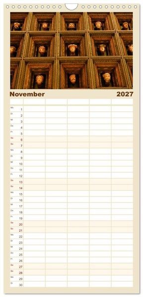 Produktbild: Familienplaner 2027 - Besucht doch mal Krakau mit 5 Spalten (Wandkalender, 21 x 45 cm) CALVENDO