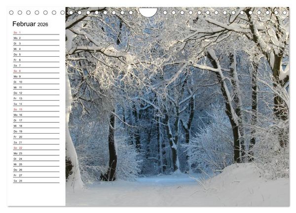 Produktbild: Winterm&auml;rchen. Landschaften im Schnee (Wandkalender 2026 DIN A4 quer), CALVENDO Monatskalender