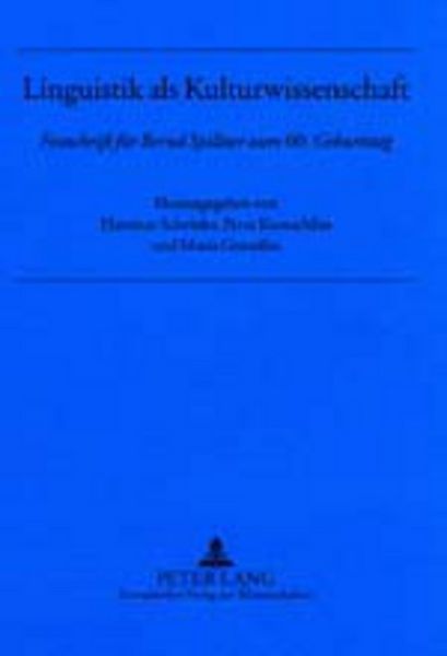 Produktbild: Linguistik als Kulturwissenschaft
