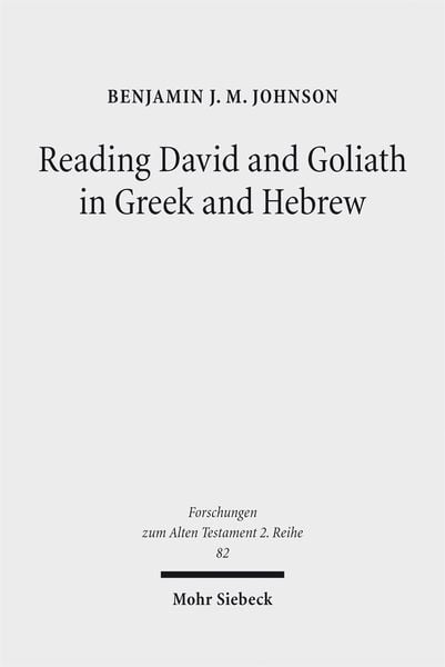 Produktbild: Reading David and Goliath in Greek and Hebrew