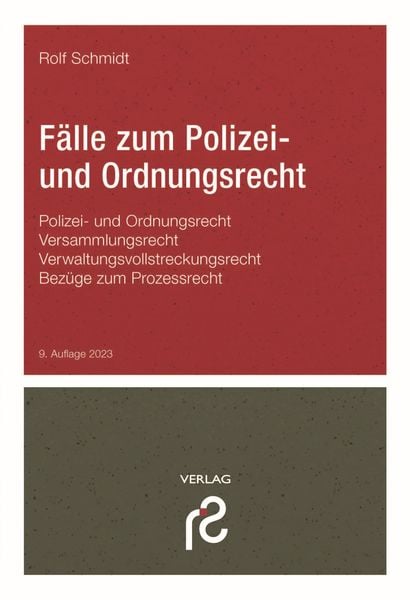 Produktbild: F&auml;lle zum Polizei- und Ordnungsrecht