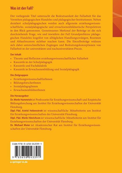 Produktbild: Was ist der Fall?