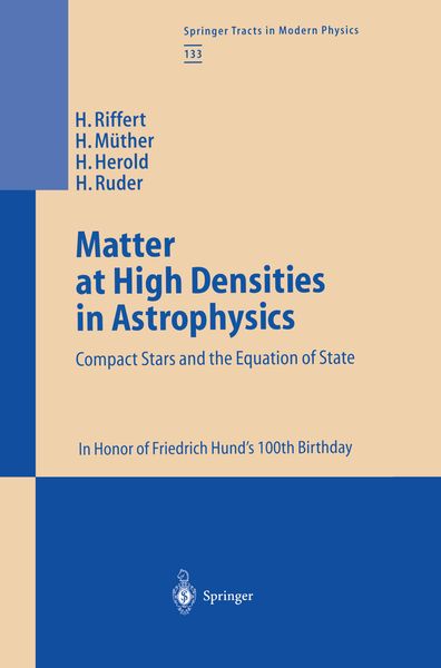 Produktbild: Matter at High Densities in Astrophysics