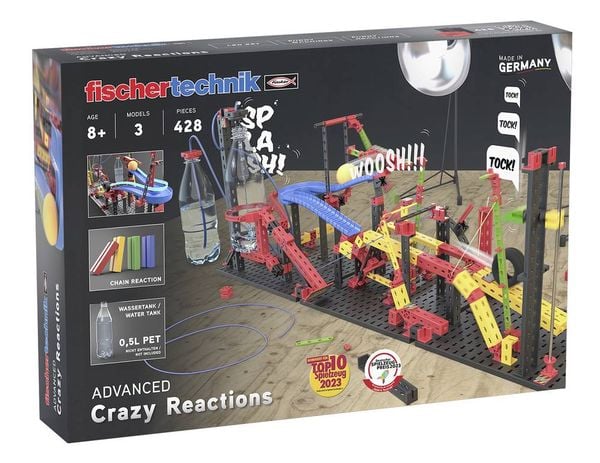 Fischertechnik 569018 - ADVANCED Crazy Reactions, Kettenreaktionen-Baukasten, Konstruktionsspielzeug