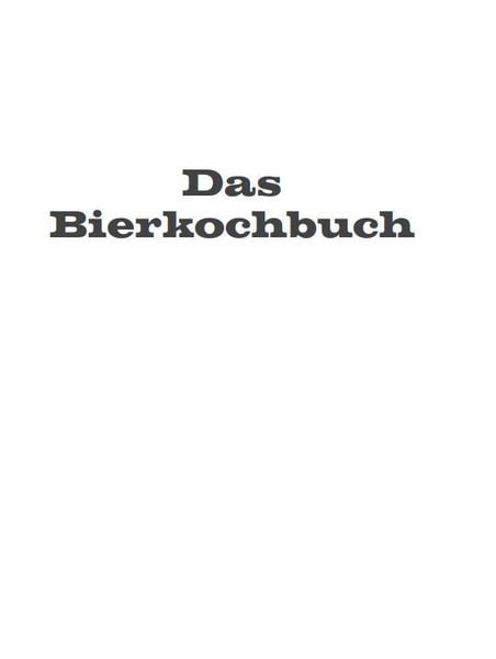 Produktbild: Das Bierkochbuch