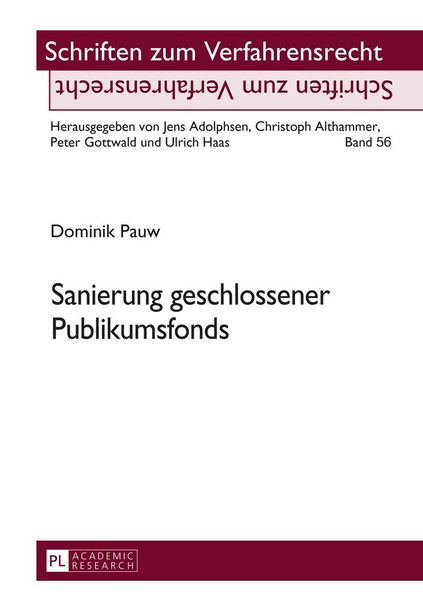Produktbild: Sanierung geschlossener Publikumsfonds