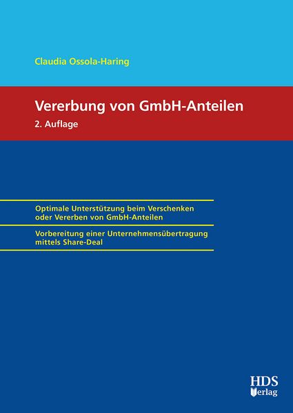 Produktbild: Vererbung von GmbH-Anteilen