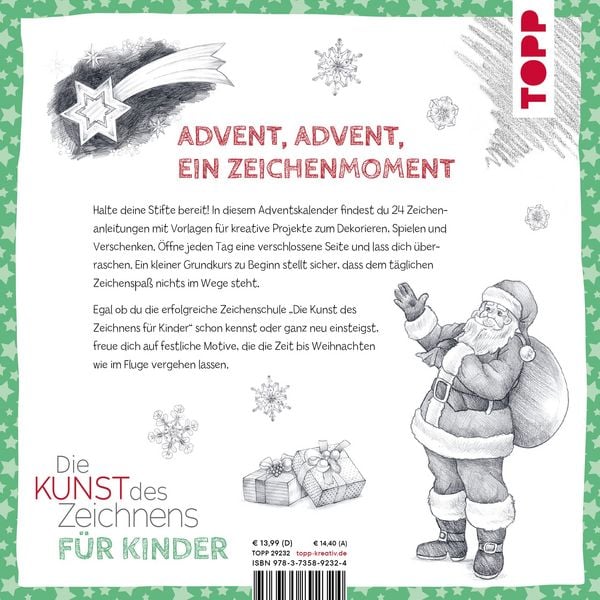 Produktbild: Die Kunst des Zeichnens f&uuml;r Kinder Adventskalender