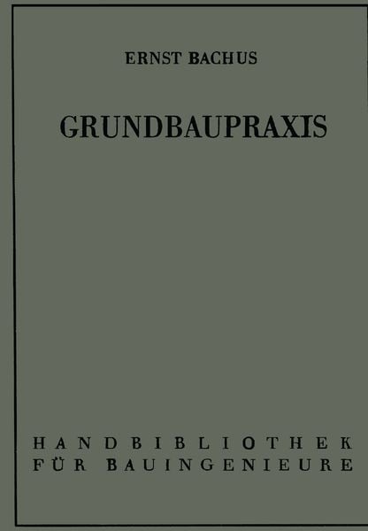 Produktbild: Grundbaupraxis