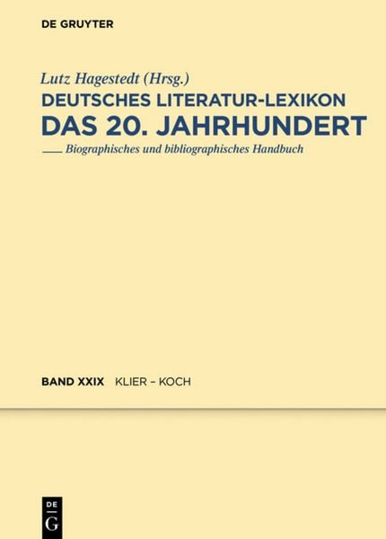 Produktbild: Klabund / Klier - Koch, Julius