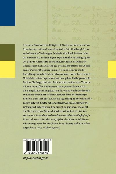 Produktbild: Goethe als Chemiker