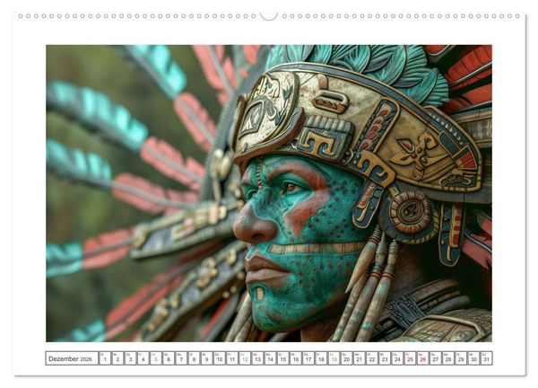 Produktbild: Mutige Krieger (hochwertiger Premium Wandkalender 2026 DIN A2 quer), Kunstdruck in Hochglanz