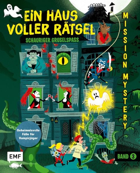 Produktbild: Mission Mystery &ndash; Ein Haus voller R&auml;tsel: Schauriger Gruselspa&szlig; &ndash; Band 3