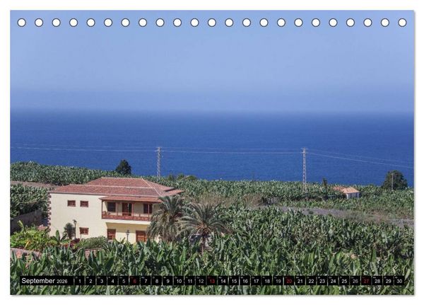 Produktbild: Faszinierendes La Palma (Tischkalender 2026 DIN A5 quer), CALVENDO Monatskalender