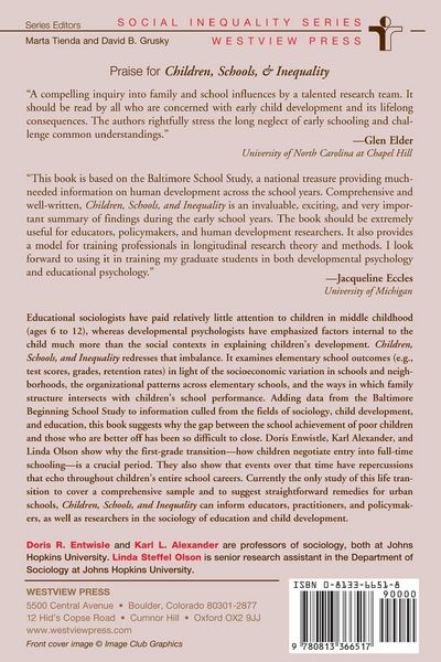 Produktbild: Children, Schools, And Inequality