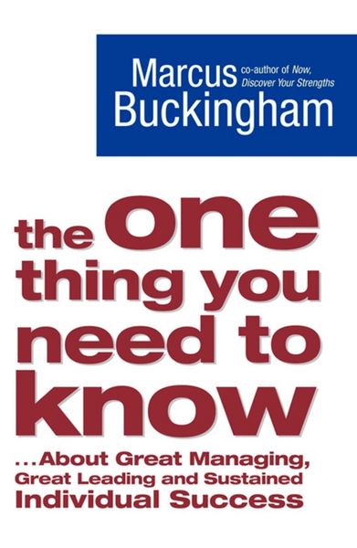 Produktbild: The One Thing You Need to Know