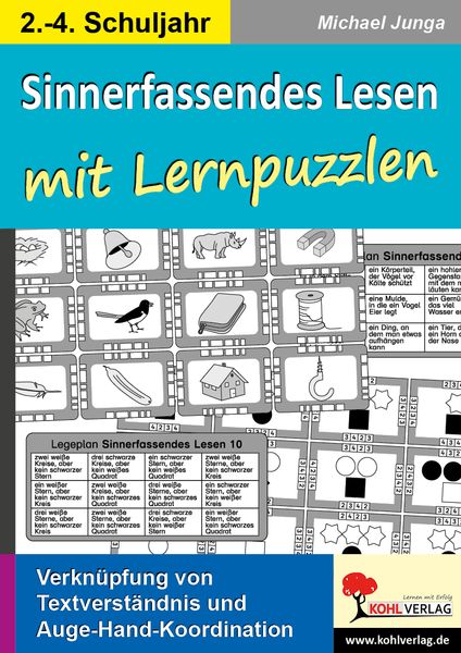 Produktbild: Sinnerfassendes Lesen mit Lernpuzzlen