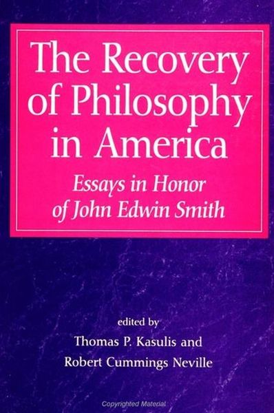 Produktbild: The Recovery of Philosophy in America