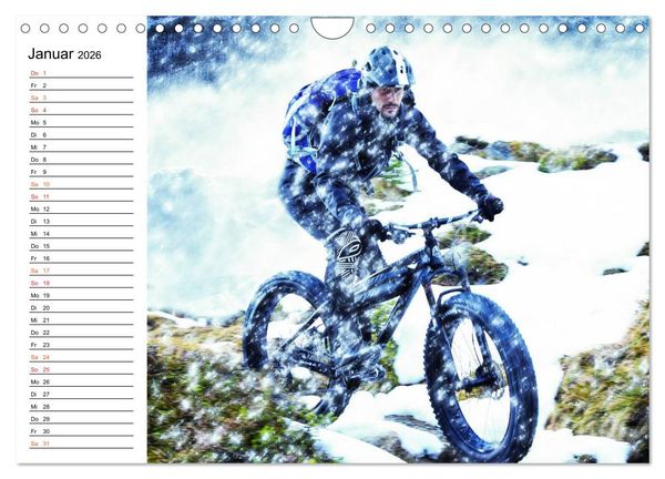 Produktbild: Mountainbike Trails (Wandkalender 2026 DIN A4 quer), CALVENDO Monatskalender