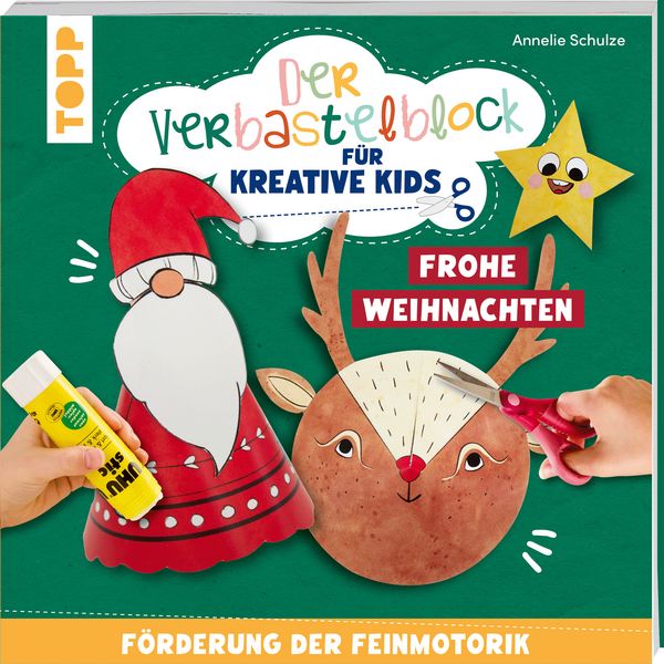 Produktbild: Der Verbastelblock f&uuml;r kreative Kids. Frohe Weihnachten