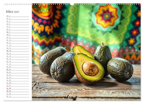 Produktbild: Superfood Vitality - Die Kraft der Superfoods in KI-Bildern (Wandkalender 2027 DIN A2 quer), CALVENDO Monatskalender