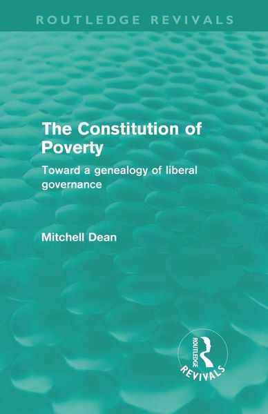 Produktbild: The Constitution of Poverty (Routledge Revivals)