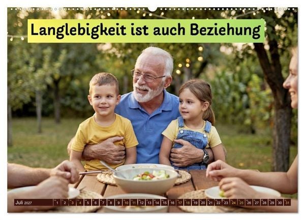 Produktbild: Longevity - Die Zukunft der Vitalit&auml;t (hochwertiger Premium Wandkalender 2027 DIN A2 quer), Kunstdruck in Hochglanz