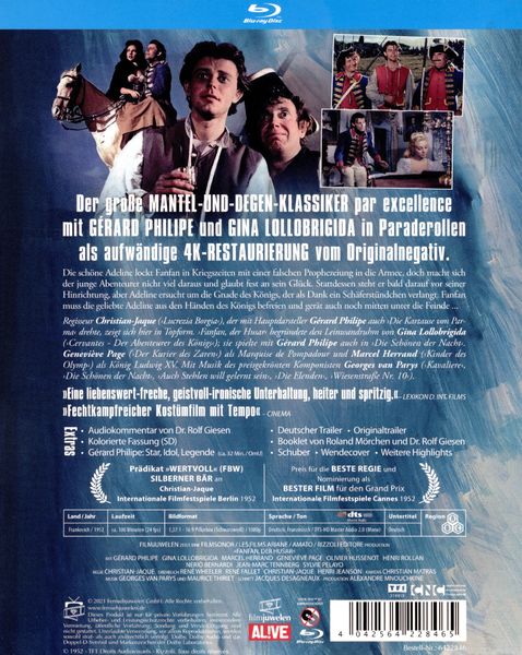 Produktbild: Fanfan, der Husar (Filmjuwelen)
