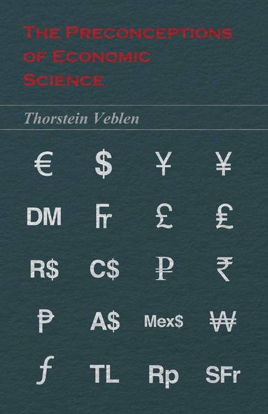 Produktbild: The Preconceptions of Economic Science