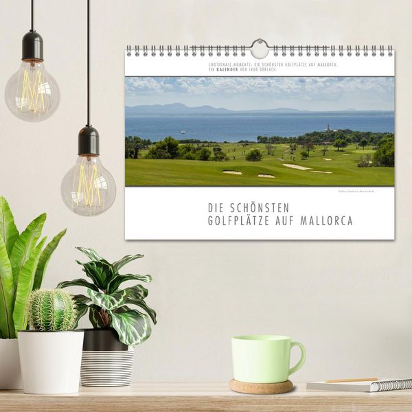 Produktbild: Emotionale Momente: Die sch&ouml;nsten Golfpl&auml;tze auf Mallorca. (Wandkalender 2026 DIN A4 quer), CALVENDO Monatskalender