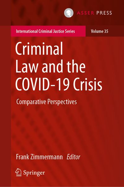 Produktbild: Criminal Law and the COVID-19 Crisis