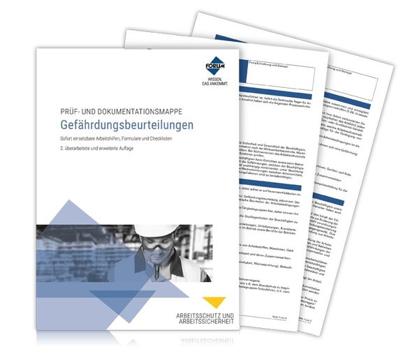 Produktbild: Pr&uuml;f- und Dokumentationsmappe Bildschirmarbeitspl&auml;tze arbeitsschutzkonform gestalten
