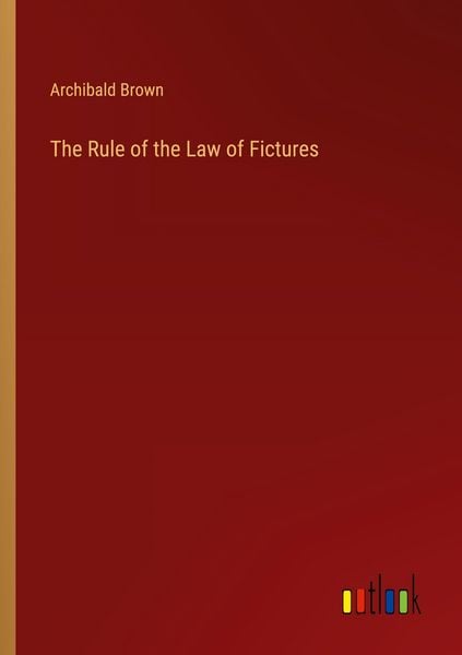 Produktbild: The Rule of the Law of Fictures