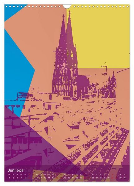Produktbild: Pop-Artiges K&ouml;ln (Wandkalender 2026 DIN A3 hoch), CALVENDO Monatskalender