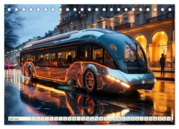 Produktbild: Busse Fantasien (Tischkalender 2026 DIN A5 quer), CALVENDO Monatskalender