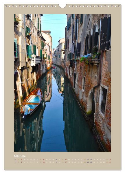 Produktbild: Erlebe mit mir Venedig im Winter (Wandkalender 2026 DIN A3 hoch), CALVENDO Monatskalender