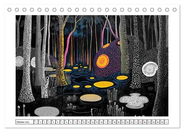 Produktbild: Landschaft - Neu gedacht (Tischkalender 2026 DIN A5 quer), CALVENDO Monatskalender