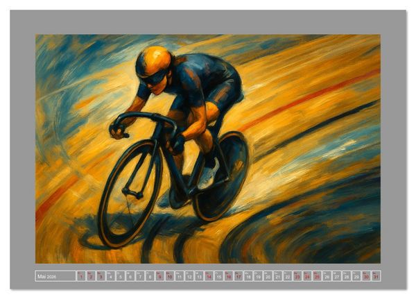 Produktbild: motionART Der Augenblick z&auml;hlt (Tischkalender 2026 DIN A5 quer), CALVENDO Monatskalender