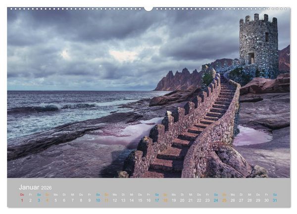 Produktbild: Fantastisch und surreal - Landschaften (Wandkalender 2026 DIN A2 quer), CALVENDO Monatskalender