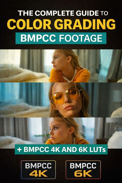 Produktbild: BMPCC Color Grading Ebook and LUTs Pack for Blackmagic Pocket Cinema Camera 4K and 6k