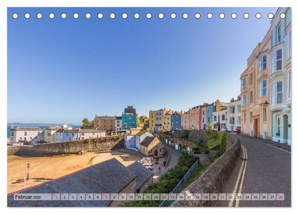 Produktbild: Wales Impressionen (Tischkalender 2026 DIN A5 quer), CALVENDO Monatskalender