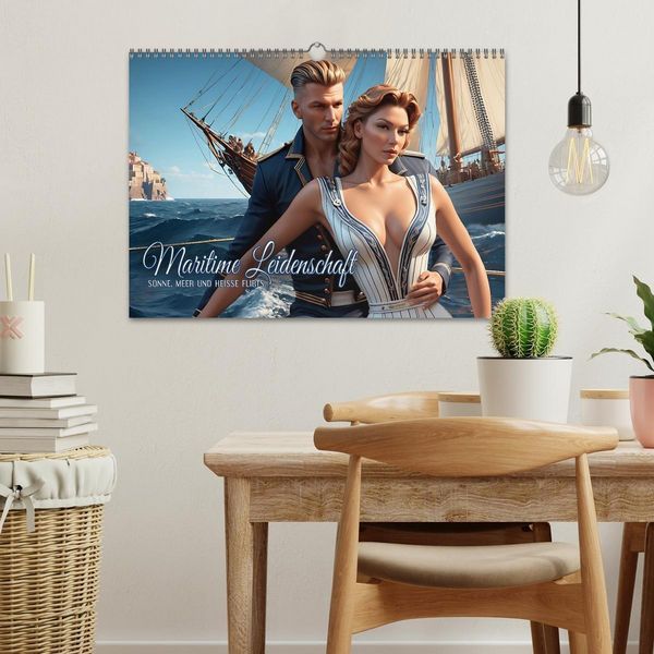 Produktbild: Maritime Leidenschaft - Sonne, Meer und hei&szlig;e Flirts (Wandkalender 2026 DIN A3 quer), CALVENDO Monatskalender
