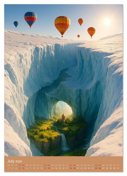 Produktbild: Drifting Reality (Wall Calendar 2026 DIN A3 portrait), CALVENDO 12 Month Wall Calendar