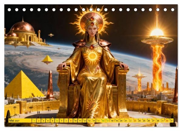 Produktbild: K&ouml;niginnen des Spektrums (Tischkalender 2027 DIN A5 quer), CALVENDO Monatskalender